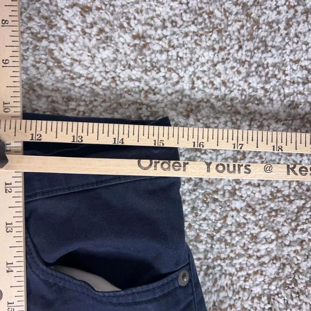 Levis 511 Pants Mens 32x32 Navy Blue Slim Fit Casual Cotton Blend Chinos Office